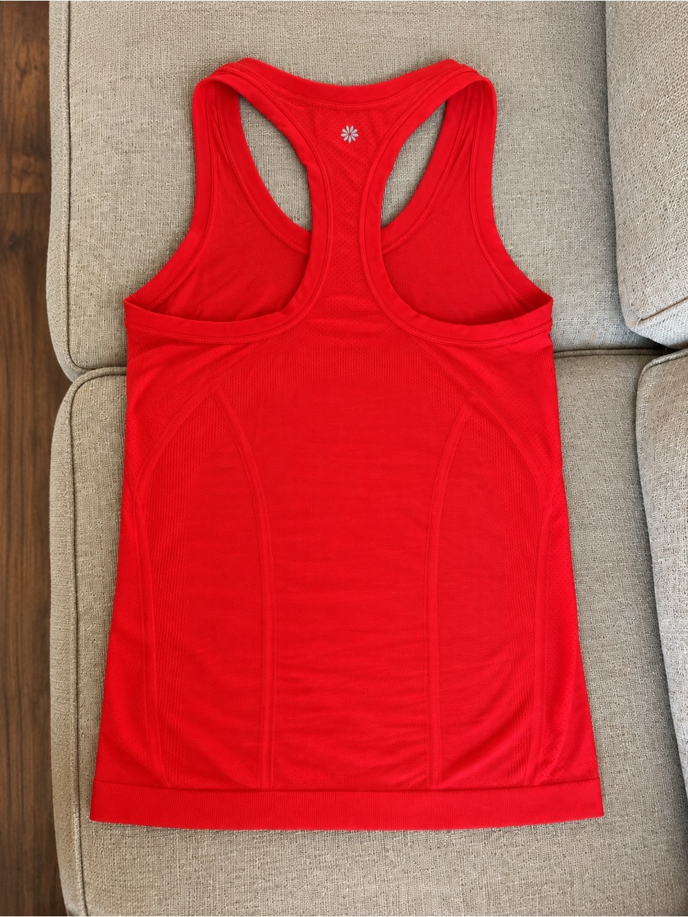 Athleta Red Racerback Performance Tank - Picture 2 of 3